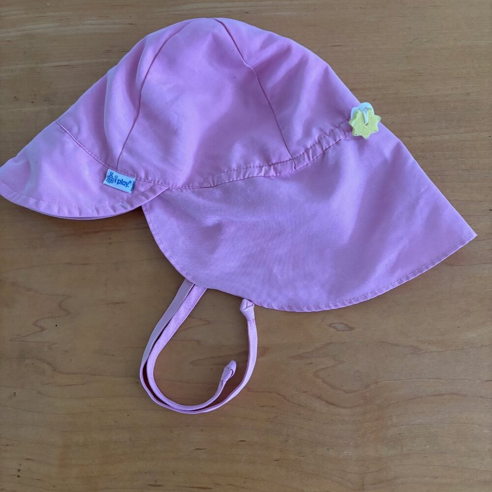 iPlay Flap sunhat protection Toddler Pink Ages 2-4 SPF 50+
